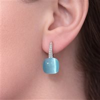 Boucles d'oreilles Lucos Femme in Argent Quarzo ESOR E 26.AZZURRO